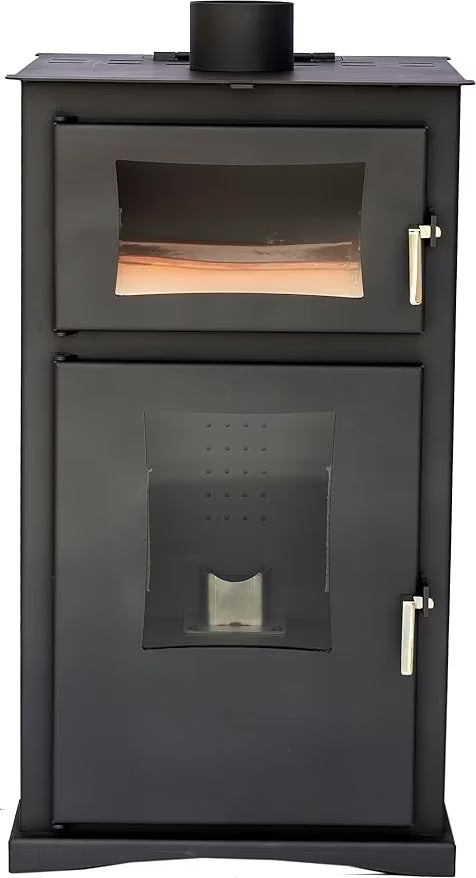 Pelletofen mit Backofen Modell VITTA NATURE 8 kW - Ecodesign 2022