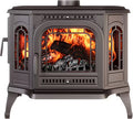 Freistehender Holzofen links geöffnet - P7 (10,5 KW) ECO